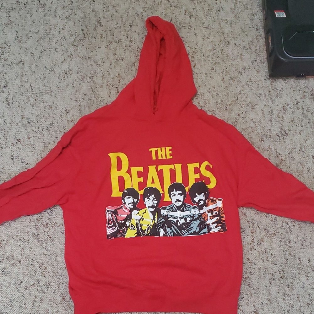 Apple Red Beatles Hoodie